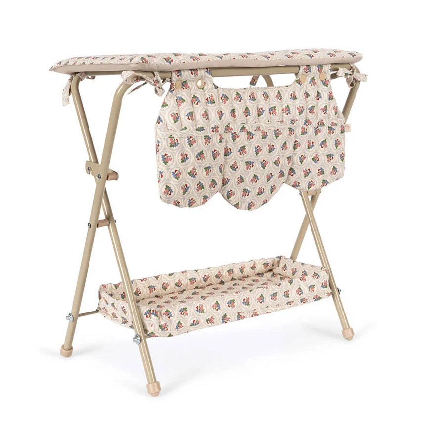 Konges Sløjd Puppen Wickeltisch, Verona Blues