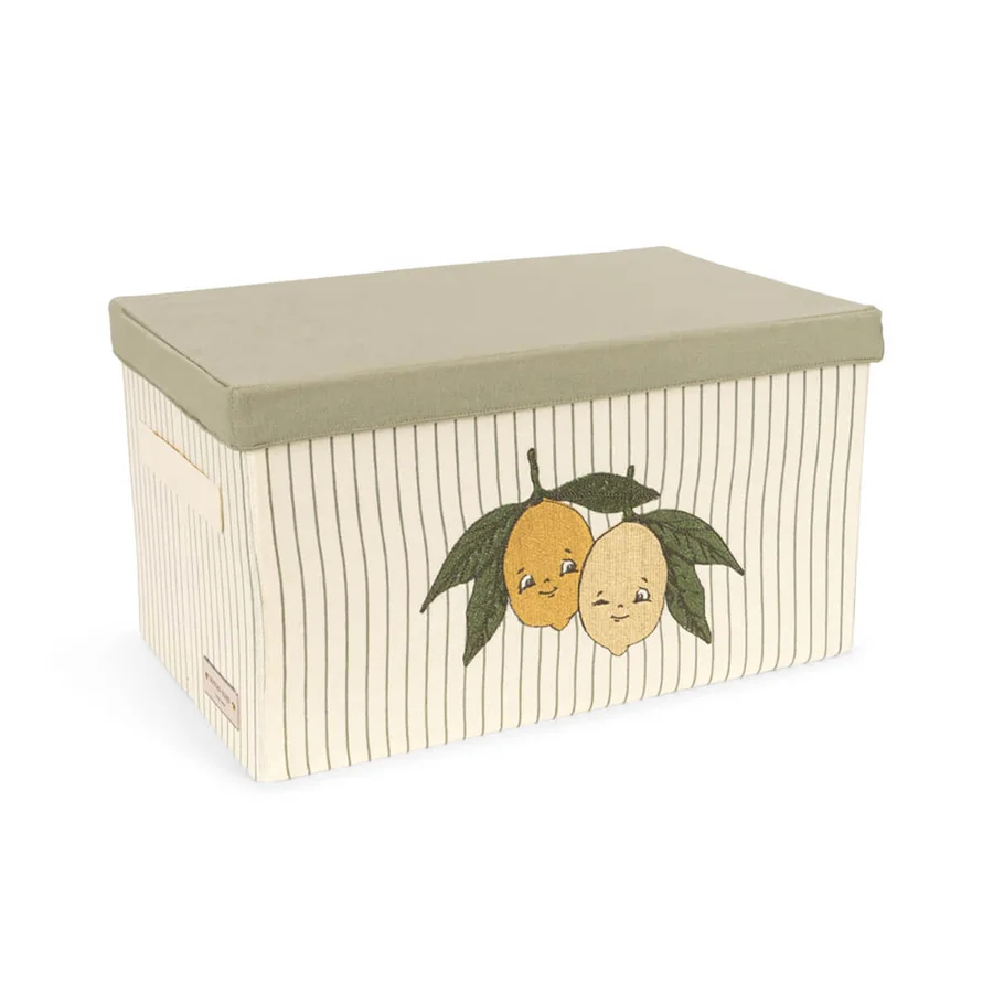 Konges Sløjd Aufbewahrungskorb, groß - Lemon