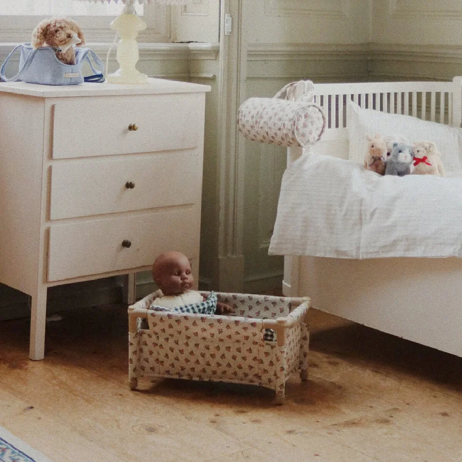 Konges Sløjd Puppen-Reisebett, Verona Blues