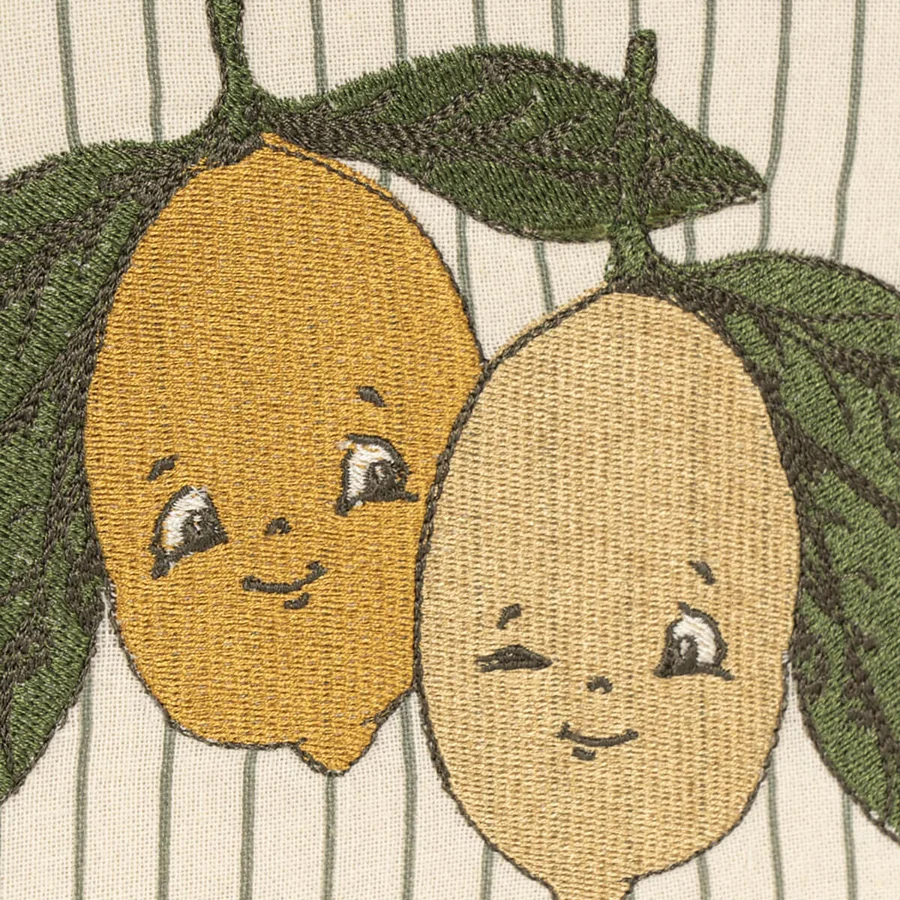 Konges Sløjd Aufbewahrungskorb, klein- Lemon