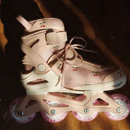 Konges Sløjd Inline-Skates mit Licht, Cherry Blush