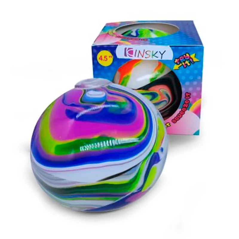 Fidgetbold med farvemønster