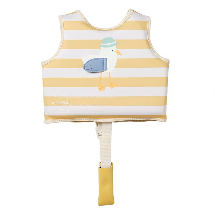 Sunnylife Schwimmweste, Möwe Sid - mustard stripe