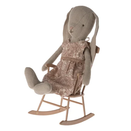 Maileg Schaukelstuhl Mini, dunkles Puder