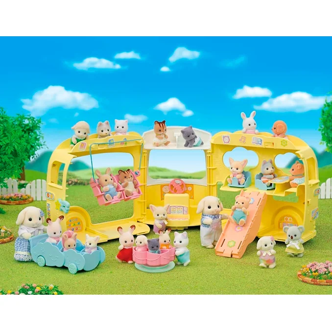 Sylvanian Families Rainbow fun Kindergarten-Bus