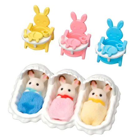 Sylvanian Families, Hasen-Drillinge & Startausstattung