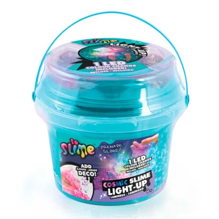 SO SLIME kosmischer Schleim im Pott, türkis