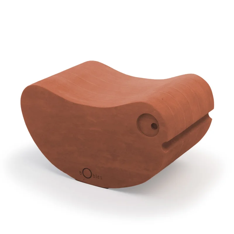 bObles Entchen, marble nature - terracotta