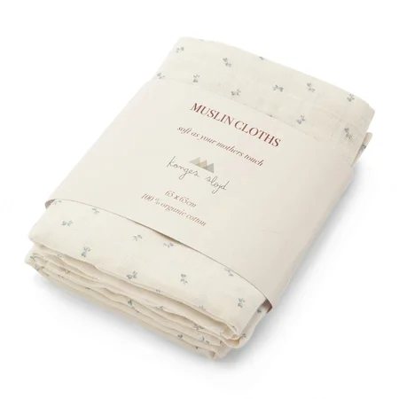 Konges Sløjd 3-pak stofbleer, Petit Bisou Blue