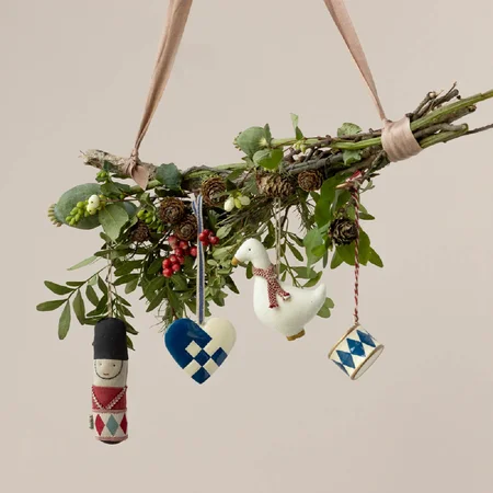 Maileg Metall Weihnachtsschmuck, kleine Trommel - Dark Blue