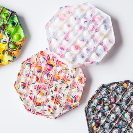 Push Pop Bubble, octagon - flower