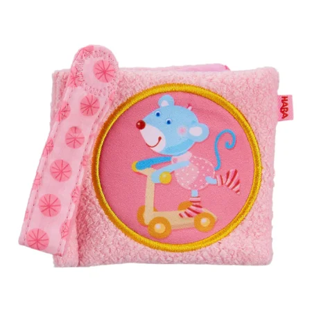 HABA Kleines Stoffbuch mit Schlaufe, Maus Merle