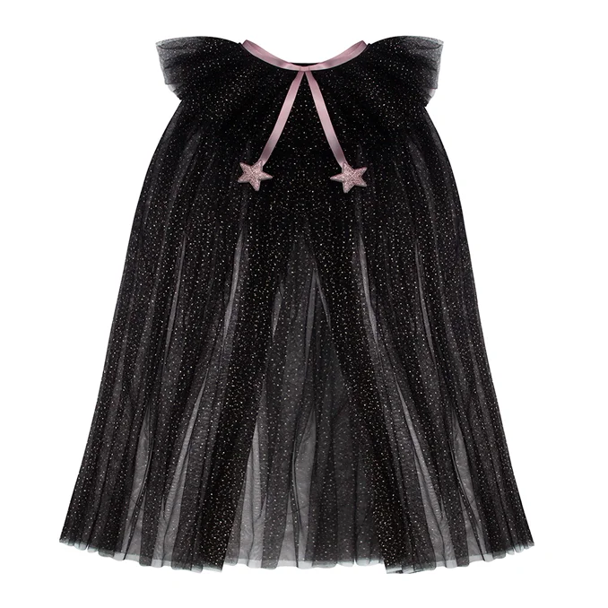 Mimi & Lula Cape Hexe Esmerelda Halloween, schwarz
