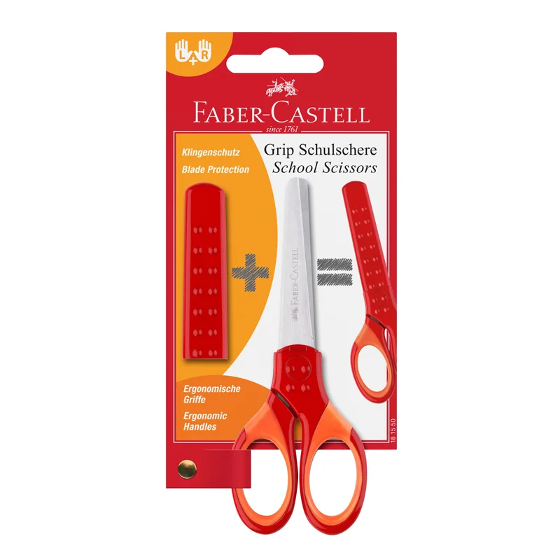 Faber-Castell skolesaks, rød