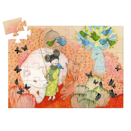 Djeco silhouetpuslespil, Kokeishi - 36 brikker