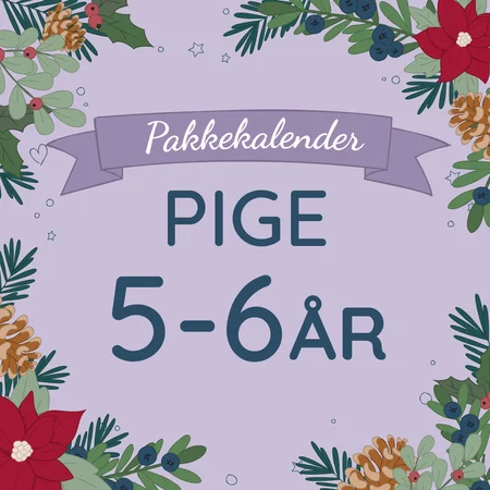 Pakkekalender 24 gaver, pige 5-6 år