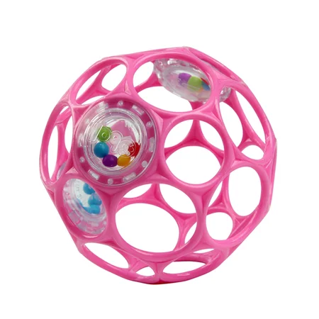 OBALL mit Rassel, pink