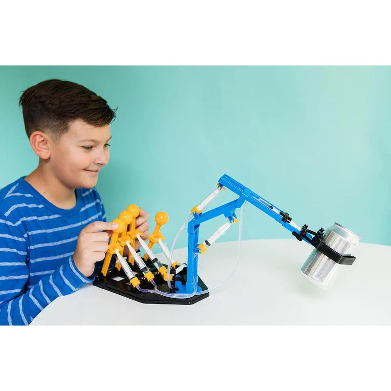 4M KidzLabs eksperiment legetøj, mega hydraulisk arm