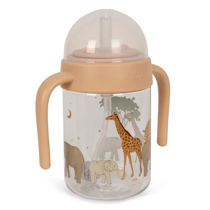 Konges Sløjd Babyflasche mit Griff, safari