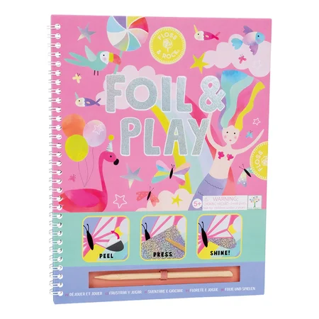 Floss & Rock kreatives Activity-Heft Folie & Spiel, Fantasy