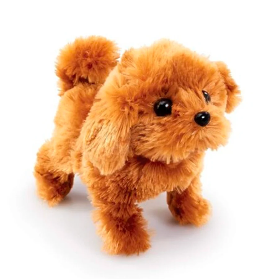 Happy Pets Playful Plüsch Hundewelpe, braun