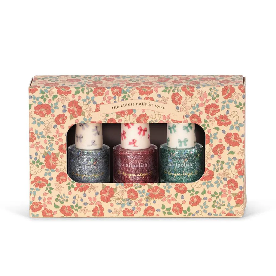 Konges Sløjd Twinkle Nagellack, 3er-Pack