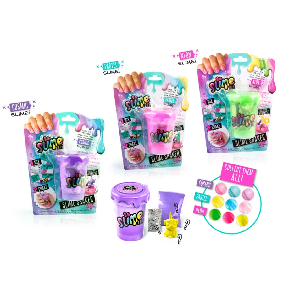So Slime DIY Slime Shaker, farblich sortiert