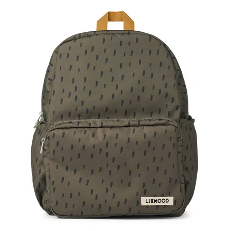 Schulrucksack, graphic stroke khaki, Liewood