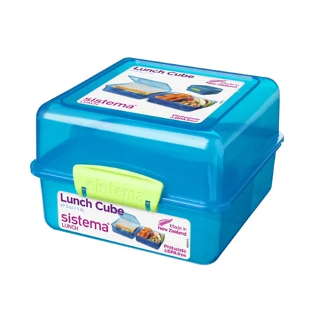 Sistema madkasse med rum, blå