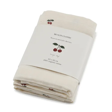 Konges Sløjd 3-pak stofbleer, Cherry