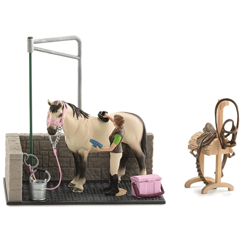 Schleich heste vaskeplads