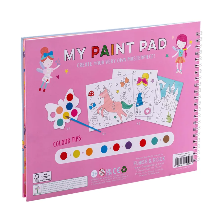 Mein Malbuch - Regenbogenfee, Floss & Rock