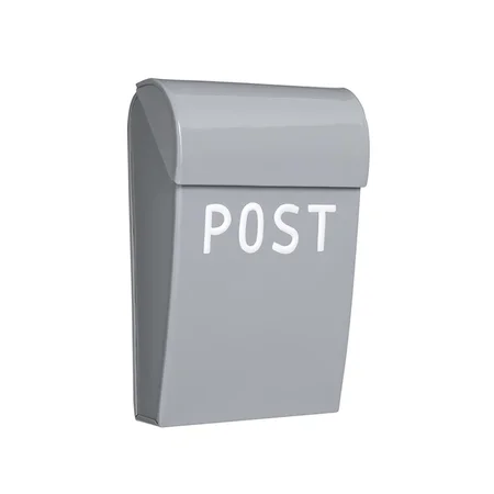 Bruka Design postkasse, micro - grå