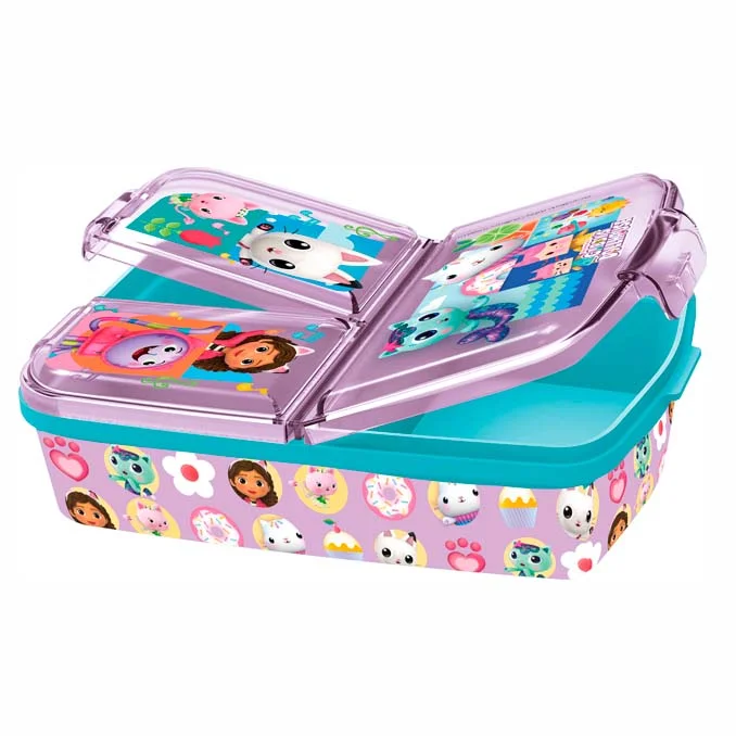 Gabby's Dollhouse Brotdose mit mehreren Fächern