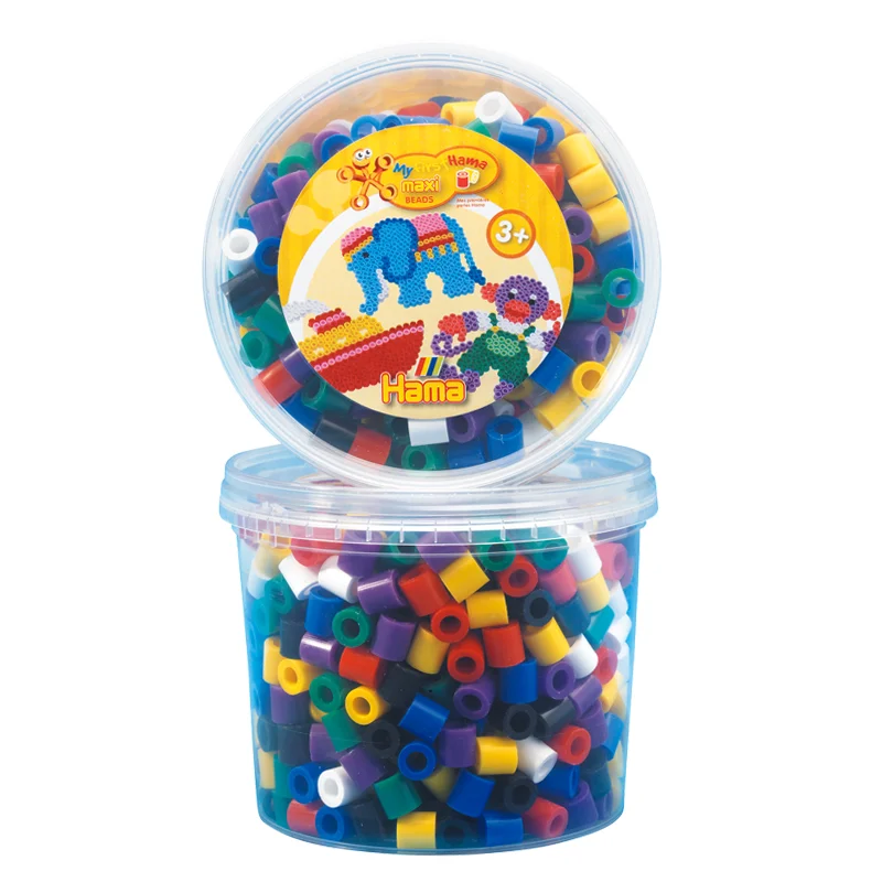 Hama maxi Perlen in der Box , 600 Stück - Grundfarben
