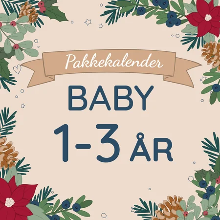 Pakkekalender 24 gaver, 1-3 år