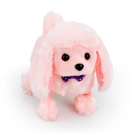 Happy Pets Playful Plüsch Hundewelpe, rosa