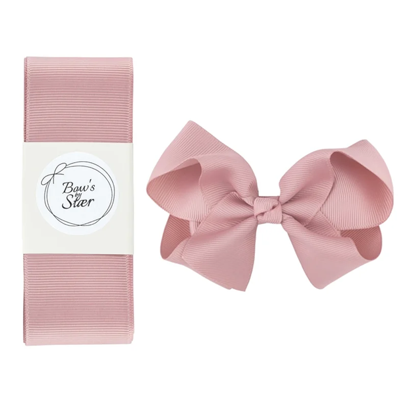Bows by Stær dåbsbånd og sløjfe, antique rose