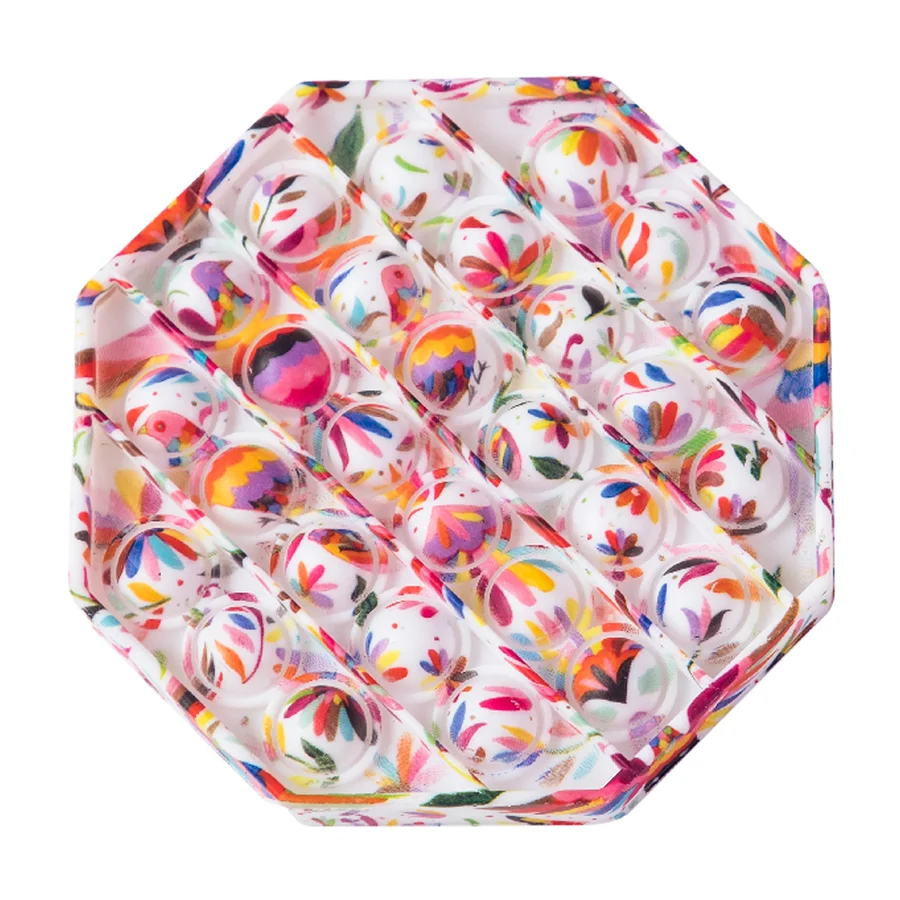 Push Pop Bubble, octagon - flower