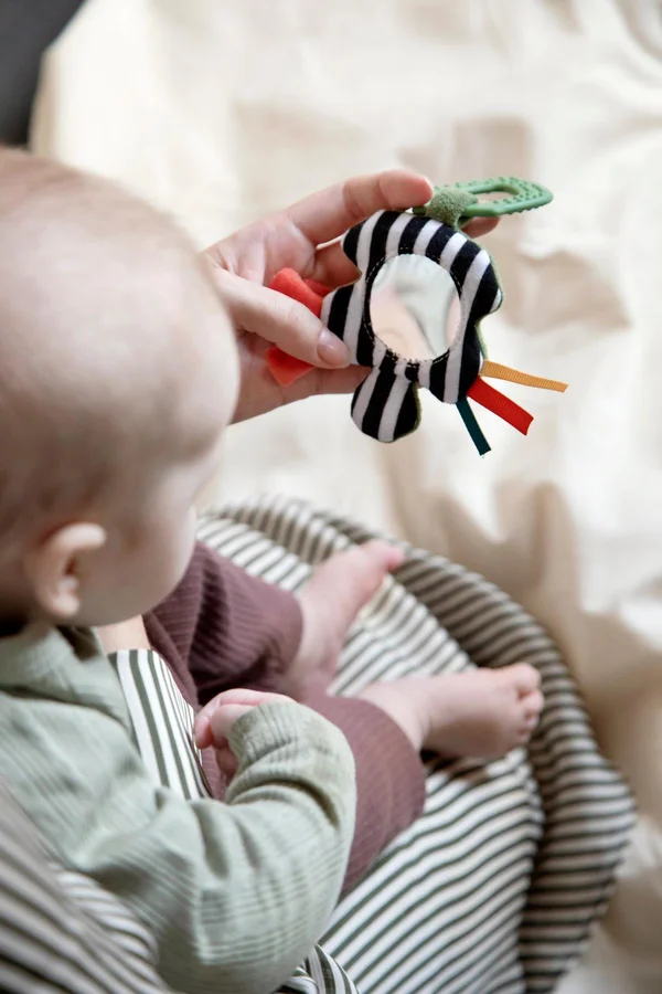 Sebra aktivitetsrangle, sort/hvid