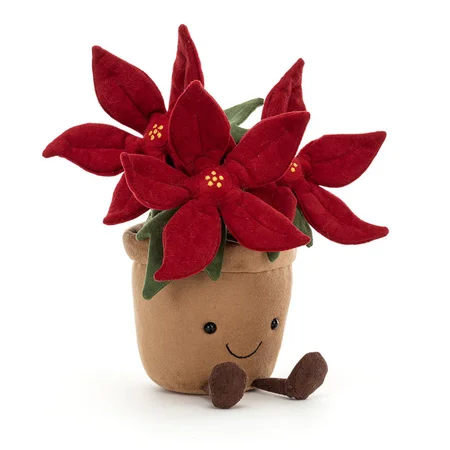 Jellycat Amuseable Silly Julestjerne, 25 cm