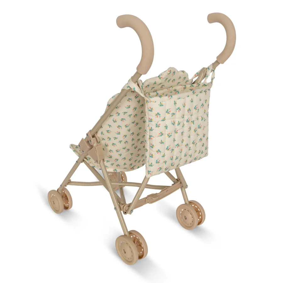 Konges Sløjd dukke klapvogn, fleur coloré