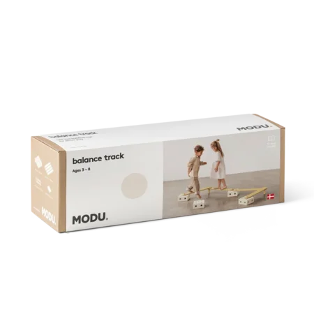 MODU Balancierbahn 17 Teile, Sand Grey/Honey Yellow