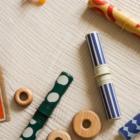 MODU Baby Aktivitäts-Set, 10 Teile - Sand Grey/Honey Yellow