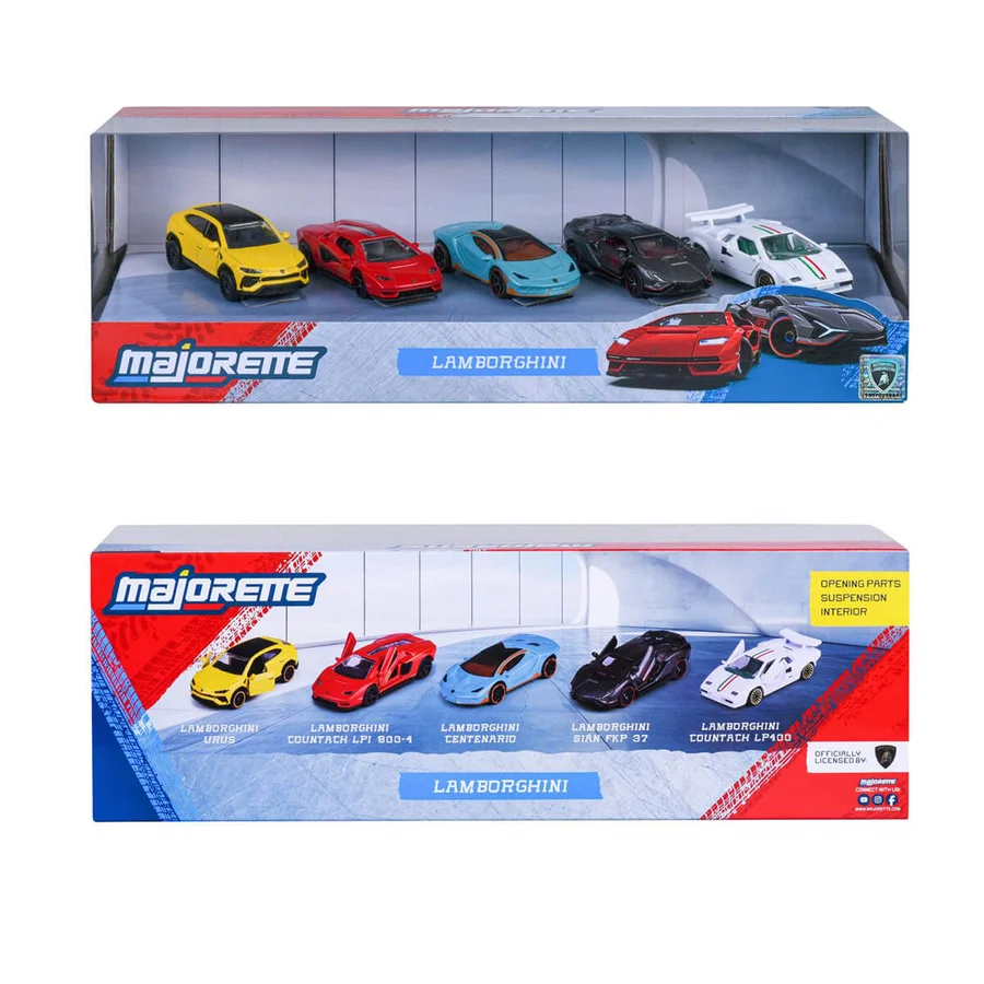 Majorette Lamborghini Geschenkset 5 Teile