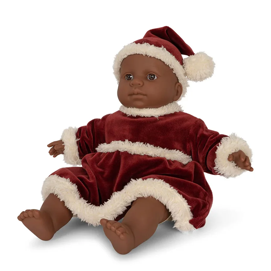 Konges Sløjd Weihnachts-Puppenkleid