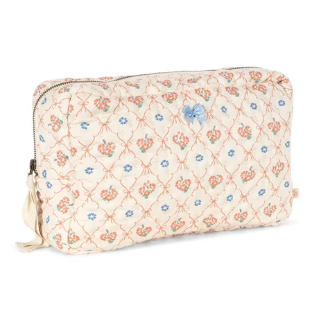 Konges Sløjd gesteppter Kulturbeutel, fleur decor