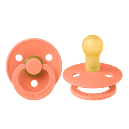 Bibs rund sut, str 2 - Papaya