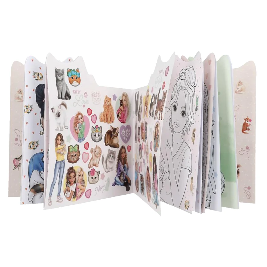 Malbuch Kätzchen, Topmodel 