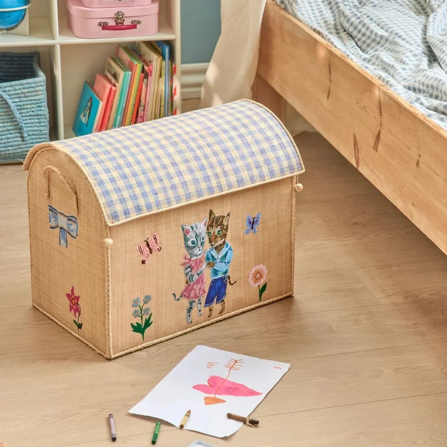 Rice Aufbewahrungskorb, natur - groß